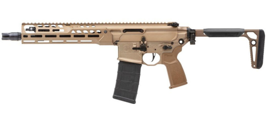 Halbautomat, Sig Sauer, MCX-SPEAR LT, Kal. 5.56x45 NATO, mit 11.5" oder 16" Lauf, FDE, Klappschaft