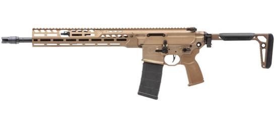 Halbautomat, Sig Sauer, MCX-SPEAR LT, Kal. 5.56x45 NATO, mit 11.5" oder 16" Lauf, FDE, Klappschaft