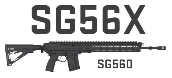 Halbautomat, Sig Sauer AG, SG56x, Kal. 5.56x45, Kal. .300 Blackout und Kal. 7.62x39mm, verschiedene Ausführungen