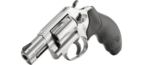 Revolver, Smith & Wesson, Mod. 60, 2 1/8'' Lauf, Kal. .357 Magnum, Gummigriffschalen, 6 Schuss