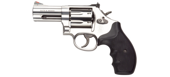 Revolver, Smith & Wesson, Mod. 686PLUS, 3'' Lauf, Kal. .357 Magnum, Gummigriffschalen, 7 Schuss