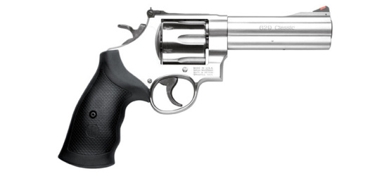 Revolver, Smith & Wesson, Mod. 629 Classic, 5'' Lauf, Kal. .44 Magnum, Gummigriffschalen, 6 Schuss