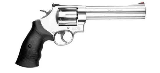 Revolver, Smith & Wesson, Mod. 629 Classic, 6 1/2'' Lauf, Kal. .44 Magnum, Gummigriffschalen, 6 Schuss