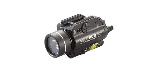 Laserzielgerät/Lampe, Streamlight, TLR-2 mit <b>grünem Laser</b>, Lampe mit Blitzfunktion und <b>1'000 Lumen</b>