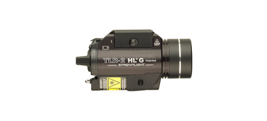 Laserzielgerät/Lampe, Streamlight, TLR-2 mit <b>grünem Laser</b>, Lampe mit Blitzfunktion und <b>1'000 Lumen</b>