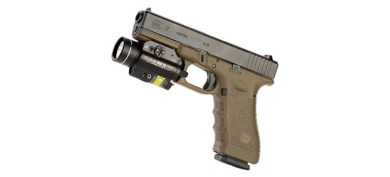 Laserzielgerät/Lampe, Streamlight, TLR-2 mit <b>grünem Laser</b>, Lampe mit Blitzfunktion und <b>1'000 Lumen</b>