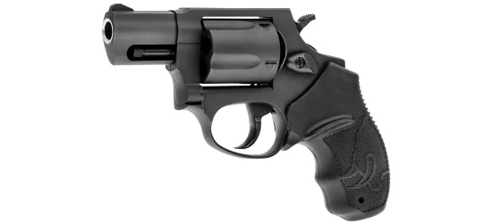 Revolver, Taurus, Mod. 605, 2'' Lauf, Blued, Kal. .357 Magnum, Gummigriffschalen, 5 Schuss