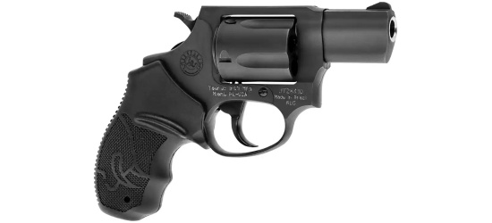 Revolver, Taurus, Mod. 605, 2'' Lauf, Blued, Kal. .357 Magnum, Gummigriffschalen, 5 Schuss