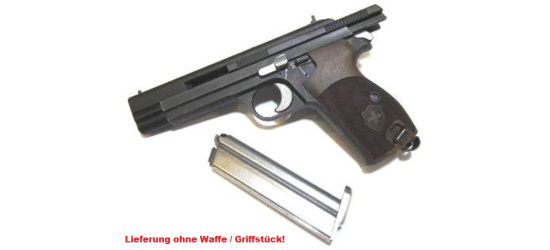 Kleinkalibersystem, Wyss, zur SIG P210 Schweizer Fertigung, Kal. .22 l.r., mit Kunststoffkoffer, Magazin, Werkzeug, Putzzeug