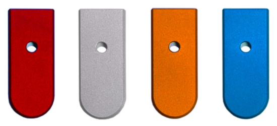 Magazinboden, WWB, zum Pistolenmagazin Sig P210 / Pist. 49, aus Aluminium (nur CH-Fertigung)