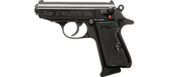 Pistole, Walther, PPK od. PPK/s, schwarz, Kal. 9mm Kurz / .380 ACP, 3.3" Lauf
